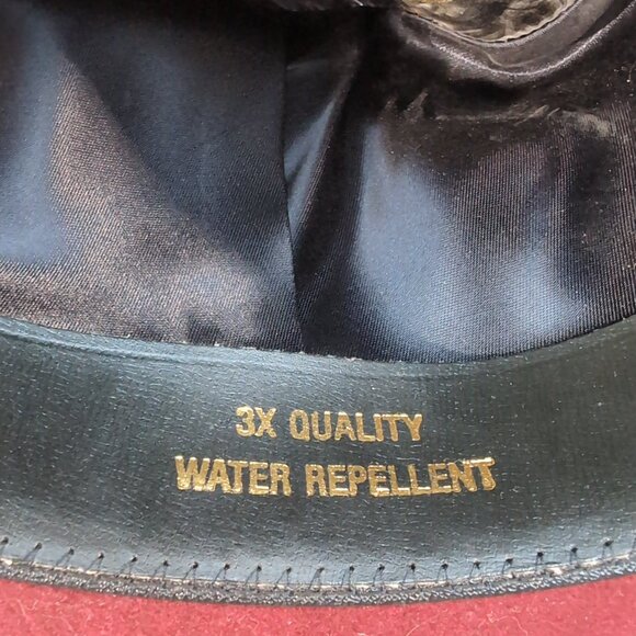 Smithbilt 3X Quality Burgundy Wool Felt Western Hat – Men’s 6 3/4 - Picture 7 of 9